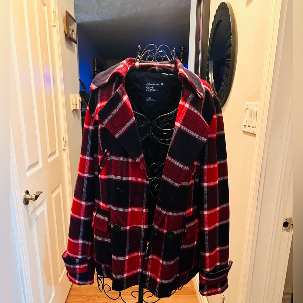 American Eagle Double breasted winter Coat size Large